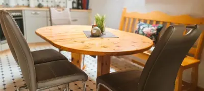 Küche/Küchenzeile in der Unterkunft Ferienwohnung Funk