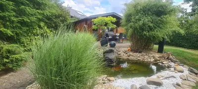 Ein Garten an der Unterkunft Ferienwohnung Funk