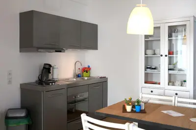 Küche/Küchenzeile in der Unterkunft Stein Boardinghouse