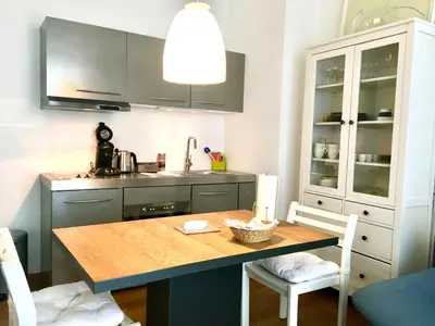 Küche/Küchenzeile in der Unterkunft Stein Boardinghouse