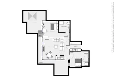 Grundriss der Unterkunft Apartment Happy Mosel