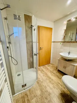 Ein Badezimmer in der Unterkunft Ferienweingut Reh in Klüsserath