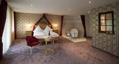 Ein Badezimmer in der Unterkunft Hotel Lellmann