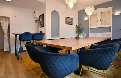 Ein Sitzbereich in der Unterkunft Hotel Zehnthof