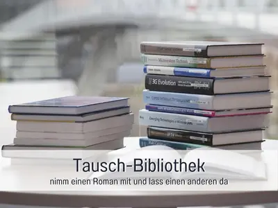 Die Bibliothek im Ferienhaus