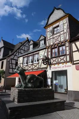 Das Gebäude in dem sich die Pension befindet