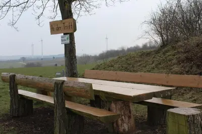 Naturlandschaft in der Nähe des Ferienhauses