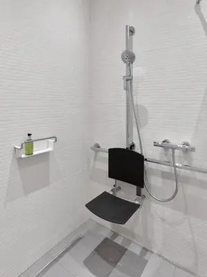Ein Badezimmer in der Unterkunft Gästehaus Cantzheim