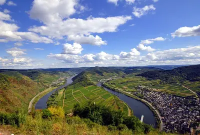 Naturlandschaft in der Nähe des Ferienhauses