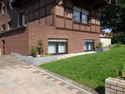 Das Gebäude in dem sich die Ferienwohnung befindet