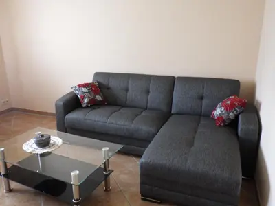 Ein Sitzbereich in der Unterkunft Ferienwohnung Kremer