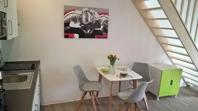Ein Sitzbereich in der Unterkunft Mosel Ausblick