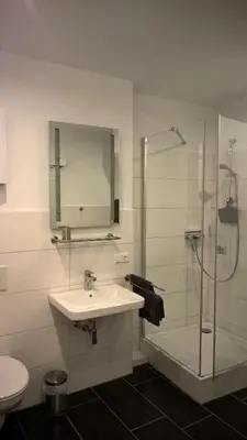 Ein Badezimmer in der Unterkunft Mosel Ausblick