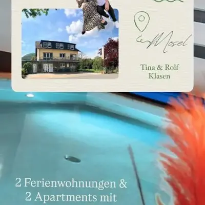 Residenz Moselzauber - Ferienwohnungen mit Pool Landschaft