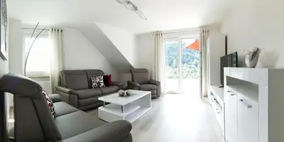 TV/Unterhaltungsangebot in der Unterkunft Ferienwohnung Brautrock