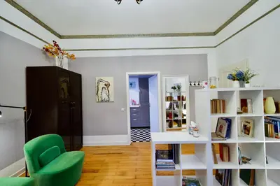 Die Bibliothek in der Ferienwohnung
