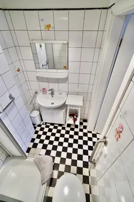 Ein Badezimmer in der Unterkunft Fewo Waldesruh