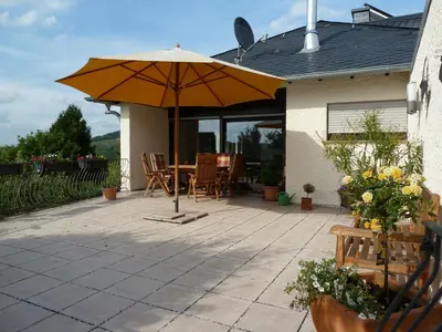 Ein Patio oder anderer Außenbereich in der Unterkunft Gästehaus Sproß