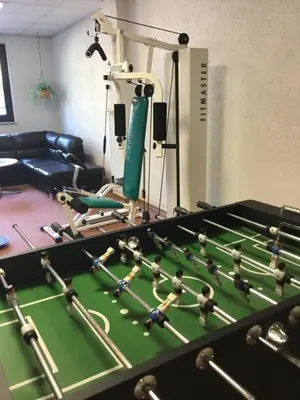 Eine Spielezimmer in der Unterkunft Mosel-Appartements Nehren