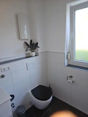 Ein Badezimmer in der Unterkunft FeWo Lena