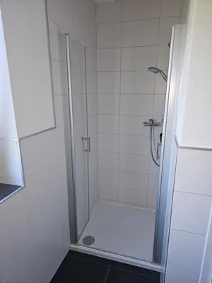 Ein Badezimmer in der Unterkunft FeWo Lena