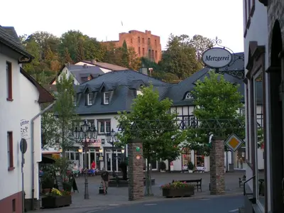 Das Gebäude in dem sich das Ferienhaus befindet