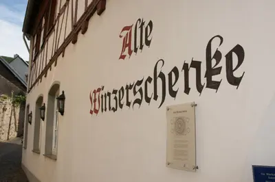 Ein Zertifikat, Auszeichnung, Logo oder anderes Dokument, das in der Unterkunft Alte Winzerschenke ausgestellt ist