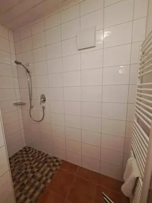 Ein Badezimmer in der Unterkunft Alte Winzerschenke