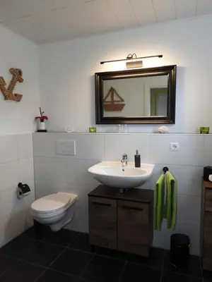 Ein Badezimmer in der Unterkunft Ferienwohnung 