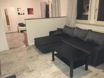 Ein Sitzbereich in der Unterkunft KRIO Nicola Rothfuchs Ferienwohnung 1