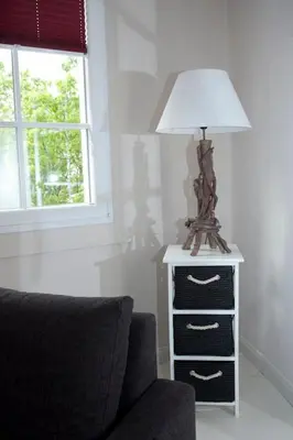 Ein Sitzbereich in der Unterkunft Ferienhaus Cuxborn 7