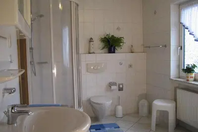 Ein Badezimmer in der Unterkunft Ferienwohnung in der Vulkaneifel