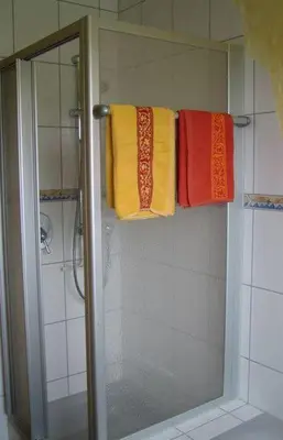 Ein Badezimmer in der Unterkunft Ferienwohnung Haus Andre - für 4 Personen