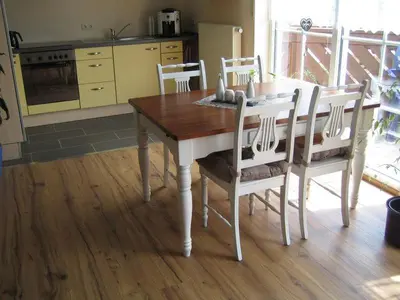 Küche/Küchenzeile in der Unterkunft Ferienwohnung Haus Andre - für 4 Personen