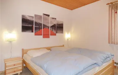 Ein Bett oder Betten in einem Zimmer der Unterkunft Ferienhaus 14 In Thalfang