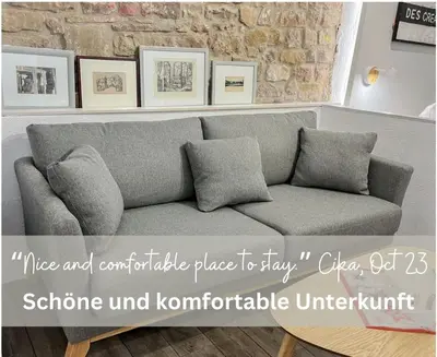 Ein Sitzbereich in der Unterkunft Living-in-History: Historischer Charme und Design