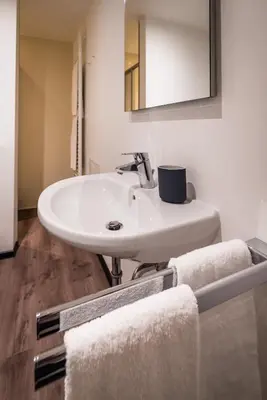 Ein Badezimmer in der Unterkunft Ferienwohnungen Reinhilde