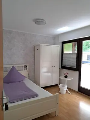 Ein Bett oder Betten in einem Zimmer der Unterkunft Haus Grünewald