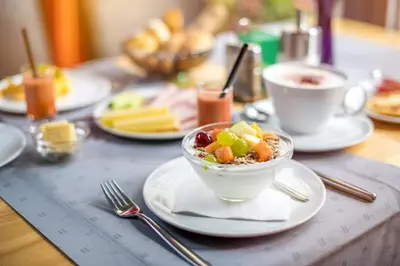 Essen im Hotel oder in der Nähe