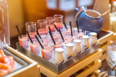 Essen im Hotel oder in der Nähe
