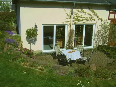 Ein Garten an der Unterkunft Ferienhof Mies