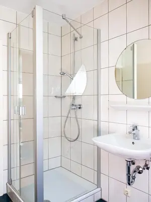 Ein Badezimmer in der Unterkunft Hotel Gerlach