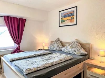 Ein Bett oder Betten in einem Zimmer der Unterkunft Apartment Holiday-Home Nr 1 am Bostalsee by Interhome