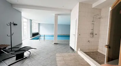 Ein Badezimmer in der Unterkunft Bacharacher Hof