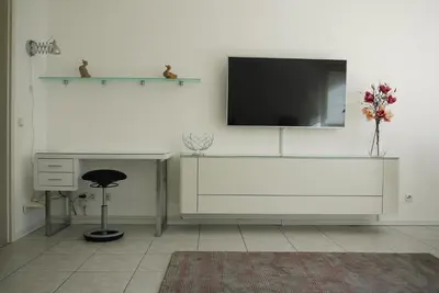 TV/Unterhaltungsangebot in der Unterkunft Ferienwohnung 