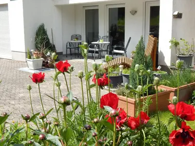 Ein Garten an der Unterkunft Hotel garni Am Brunnenplatz