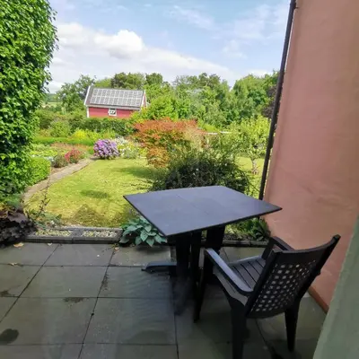 Ein Garten an der Unterkunft Ferienwohnung Morbach