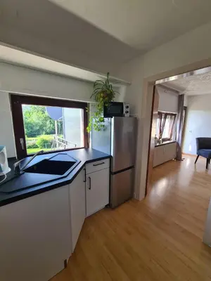 Küche/Küchenzeile in der Unterkunft Ferienwohnung Morbach