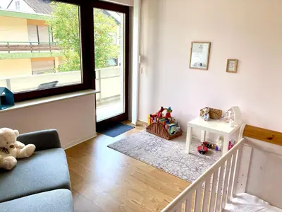 Ein Sitzbereich in der Unterkunft Ferienhaus Mosel Cottage in Piesport
