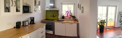 Küche/Küchenzeile in der Unterkunft Cochem Ferienwohnung Scheuer